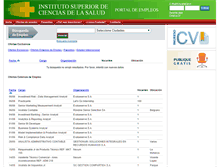 Tablet Screenshot of empleos.cienciasdelasalud.edu.ar