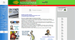 Desktop Screenshot of cienciasdelasalud.edu.ar